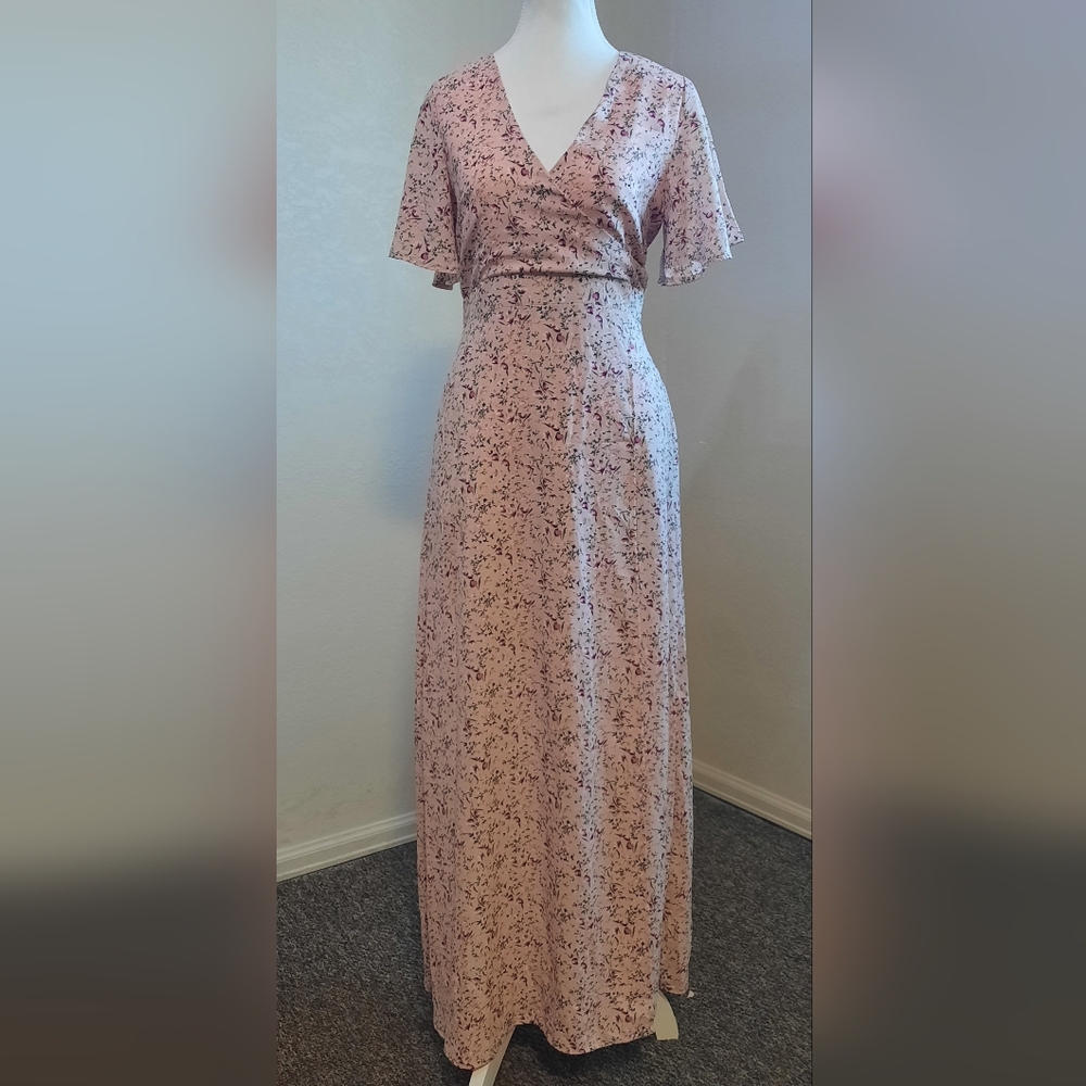 DAVI & DANI Blush Floral Dress